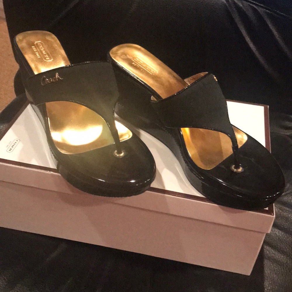 NWOT COACH SANDALS ☀️☀️